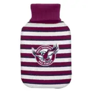 Manly Sea Eagles NRL TEAM Hot Water Bottle and Cover Winter Mothers Day Gift