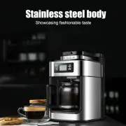 YA Programmable Coffee Maker With Timer 1050 Watts 1.2L Large Capacity 2-8 Cups