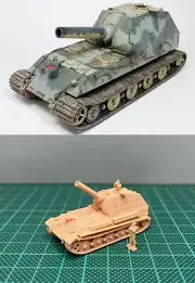1/144 WWII German Grille30 305mm Morser Bear SPG (fine detail) Resin Kit #GER694