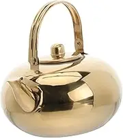 BESTYASH Portable Stainless Steel Tea Kettle with Strainer Boiling Teapot for Home Use Approx Heat and Cold Resistant Practical Design for Everyday Brewing