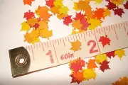 100 + Dollhouse 1:12 scale - Miniature Fall Leaves - Maple Leaves