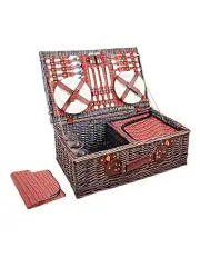 Alfresco Deluxe 4 Person Picnic Basket