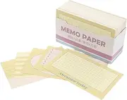 Operitacx 180pcs Ruled Index Cards Study Cards Lined Notecards Heavy Note College Memo Pad
