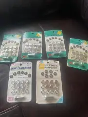 VTG Dyno Decorative Snap Fasteners Western Snaps 5 Sets With Tool + Cowboy Pearl
