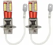 2PCS H3 LED Fog Light Bulbs Conversion Kit Super Bright Canbus 6000K White 100W