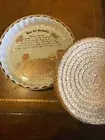 L Hirondelle Porcelaine Tarte Aux Mirabelles Pie Dish 10”
