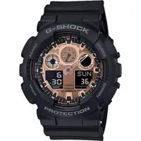 在飛比找森森購物網優惠-CASIO 卡西歐 G-SHOCK 重機玫瑰金手錶 GA-1