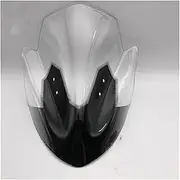 Windscreen Spoiler Motorcycle Accessories Windshield Windproof WindScreen Deflectors Visor Viser, for ER6N 2013-2017, for ER-6 Windscreen Windshield Motorbike Screen Shield(Clear)