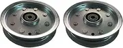 ALL IN RED BOX Flat Idler Pulley for 38/42/44/46/50/54" MTD Cub Cadet Troy-Bilt Mowers 756-04129B Replacement