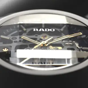 【Rado 雷達表】全台限量 官方授權 DiaStar鑽星機械鏤空款38㎜-加上鍊機＆5豪禮 R01(R12162153)