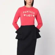 [Valentino] Light red Chez Valentino sweatshirt L Red