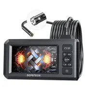 Dual Lens Industrial Endoscope, 1080P Digital Borescope Inspection Camera, 7....
