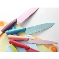 在飛比找蝦皮購物優惠-韓國Neoflam抗菌不鏽鋼彩色刀具組/買一組4把刀具贈刀架
