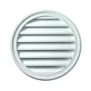 Fypon Gable Vents+Louvers 28"x28" Round Polyurethane Weather Resistant Gable