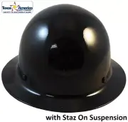 MSA Skullgard Full Brim Hard Hat With STAZ ON Suspension - Black