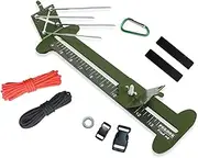 Paracord Bracelet Jig Kit Paracord Tool Kit Weaving DIY Maker Tool with No Slip Rubber Feet from 4 Inches to 13 Inches Long