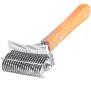 Professional 3-in-1 Deshedding Dog Rake Brush