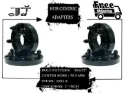 2PC 1" THICK 5X4.75" 70.3 HUBCENTRIC SPACER ADAPTER [FITS: CHEVY]