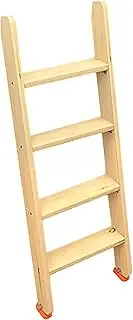 3/4/5 Step Trailer Climb Ladder, Interior Bedroom Twin Bunk Bed Step Ladder, Heavy Duty RV Bunk Ladder, 39"/49"/59" High Slanted Ladder (Size : 150cm/59) (125cm/49)