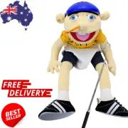 Jeffy Hand Puppet Plush Toy 60cm Stuffed Doll Kids Gift w/Arm Stick+Storage Bag