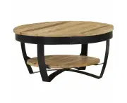 Coffee Tables Coffee Table 65 Cm Solid Rough Mango Wood