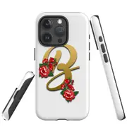For iPhone 15 Pro Case, Shielding Cover, Letter B