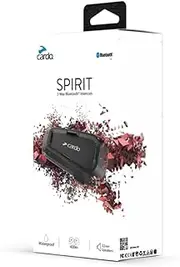 Cardo Systems Spirit Motorcycle Bluetooth Communication Headset - Black, Dual Pack