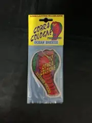 Cobra Cologne Air Freshener - Ocean Breeze (For Cars, Boats, Trucks & Homes)