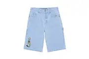 Santa Cruz Opus Grip Dot Carpenter Short Boys in Bleached Denim