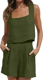 [Generic] Swimsuit Cover Plus Womens 2 Piece Sets Two Piece Shorts Crop Tops Trendy Clothes Summer Set Swimming Dress Women