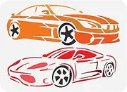 FINGERINSPIRE Sport Car Reusable Roadster Painting Stencil 8.3x11.7inch DIY Art Classic Car Pattern Decoration Template for Painting on Wood, Wall and Furniture