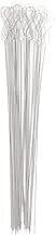30pcs Twisted Wire Needles, Large Eye, Flexible Stainless Steel, Reinforced Design, for Beading Threading and Jewelry Making