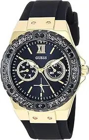 [GUESS] 39MM Crystal Silicone Watch