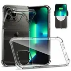 For iPhone 12 Pro Max 13 Mini Case Crystal Clear Slim Hard Back Shockproof Cover