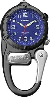 [Dakota] Mini Clip Microlight, Fob and Pocket Watch, Outdoor Gifts for Men and Women, Use for Fishing Hunting, and More, LED Flashlight, Clip on Watch