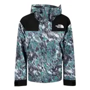 [The North Face] The North Face Abstract-pattern Print Jacket XL BLUE/BLACK
