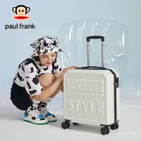 在飛比找蝦皮購物優惠-【免運】大嘴猴Paul Frank登機箱迷你旅行箱超輕行李箱