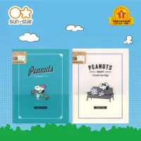 在飛比找momo購物網優惠-【sun-star】PEANUTS史努比 L型A4六夾層資料