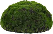 Happyyami Simulation Decorative Ball Faux Moss Decor Garden Sphere Balls Centerpiece Balls Ornament Garden Balls Ball Shaped Moss Decor Green Balls Decor Fake Balls Foam