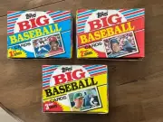 1988 Topps Big Baseball Cards All 3 Series Wax Boxes