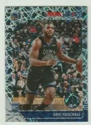 Eric Paschall RC 2019-20 Panini Hoops Premium Stock #230 Silver Laser Prizm