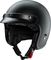 Redbike RB-720 Basic, open face helmet , color: Matt-Black , size: M