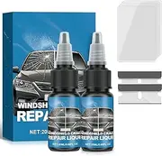 Windshield Repair Set, 2025 Newest Windshield Crack Repair Fluid Window Automobile Windscreen Tool,Quick Fix Windshield & Glass Repair Kit (6)