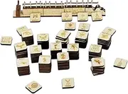 CZYY D&D Tabletop Game Tokens Wood Laser Cut Fantasy RPG Hero and Monster Token Set of 110 Pieces Perfect for Dungeons & Dragons and Pathfinder