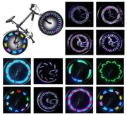 2 Luces impermeables para radios de bicicleta IPX5 US Luces de Rueda RGB ultra