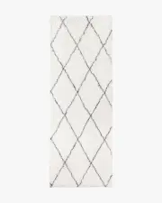 75' x 215' | Machine Washable Runner Rug | Kid & Pet Friendly | Indoor Rug | Moroccan Diamond Plush Rug | Ruggable