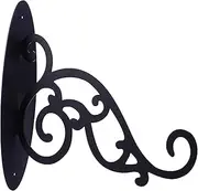 MINAOLULUS Plant Hanger Bracket Decorative Wall Hooks for Flower Pots Lanterns Home Sturdy Black Design for Use Housewarming Present