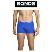Mens Bonds Guyfront Trunk Cotton Stretch Seamfree The Blues Classic Sport MZVJ