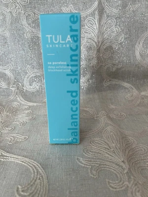 NIB Tula SKINCARE so poreless deep exfoliating blackhead scrub 2.89 oz