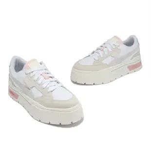 Puma 休閒鞋 Mayze Stack Luxe Wns 女鞋 米白 粉紅 厚底 增高 麂皮 鬆糕鞋 38985304